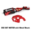 INJORA 050 Brushed Motor for 1/24 Axial SCX24, 66T Motor II (with Mount Plate)