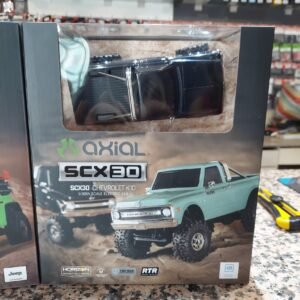 Axial 1/30 SCX30 Chevrolet K10 4X4 RTR Brushed Rock Crawler (Battery & Charger Included), Black - Image 4