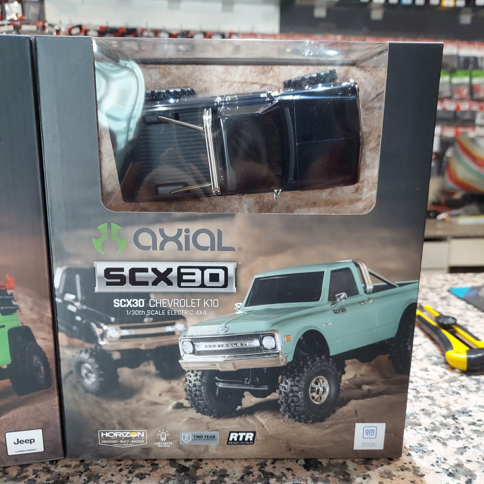 Axial 1/30 SCX30 Chevrolet K10 4X4 RTR Brushed Rock Crawler (Battery & Charger Included), Black - Image 4