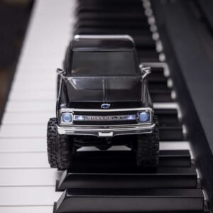 Alternative view of Axial 1/30 SCX30 Chevrolet K10 4X4 RTR Brushed Rock Crawler (Battery & Charger Included), Black