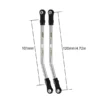 INJORA Stainless Steel High Clearance Links with Rod Ends for 1/10 RC Crawler 101mm (eye to eye: 120mm)