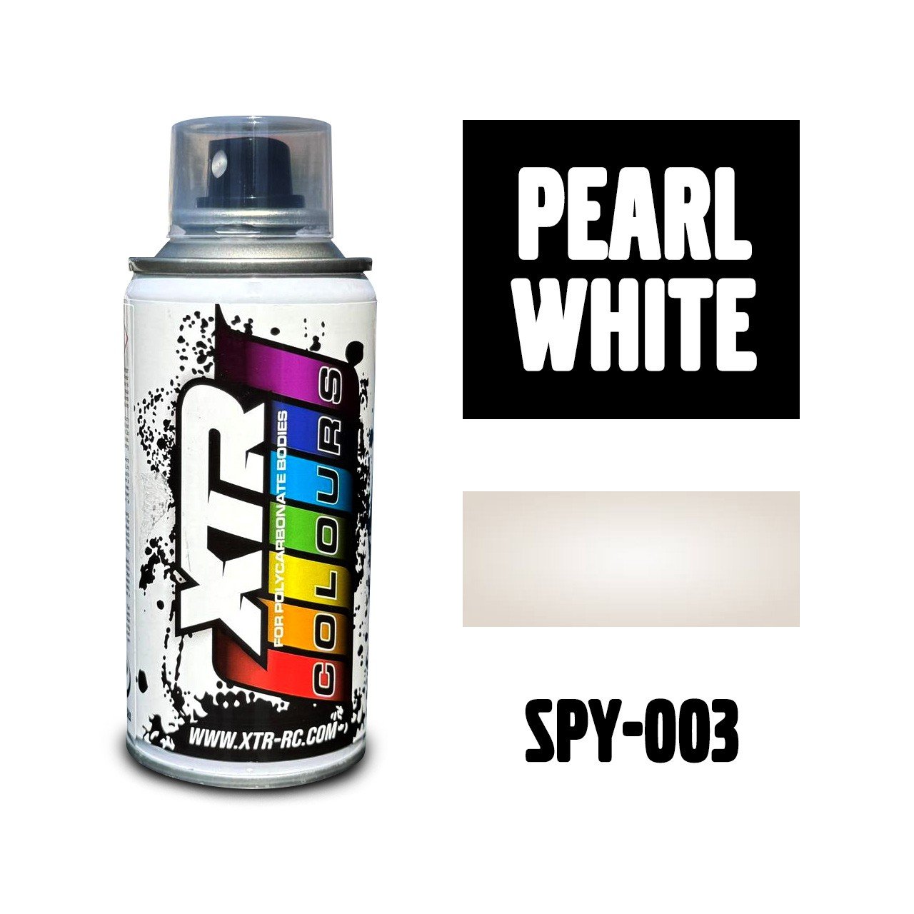 Pearl White - 150ml XTR Colours Lexan Spray