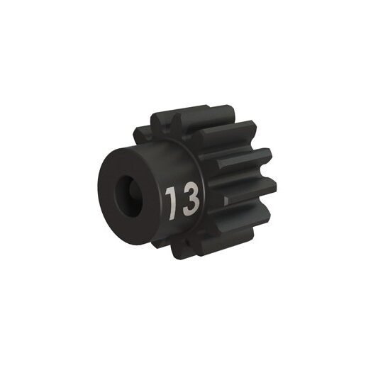 Gear, 13T pinion (32P), heavy duty (h.steel) set screw