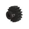 Gear, 17T pinion (32P), heavy duty (h.steel) set screw
