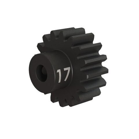 Gear, 17T pinion (32P), heavy duty (h.steel) set screw