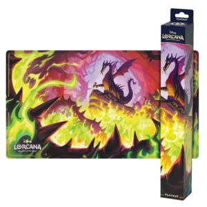 Disney Lorcana Winterspell Playmat Dragon Fire S11