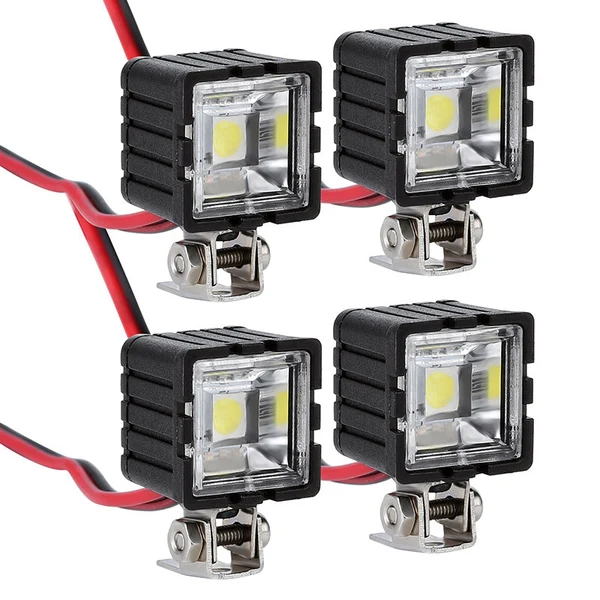INJORA LED Headlights Spotlight "4 Square Lights"