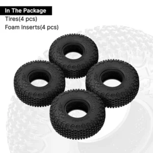 INJORA 0.7" 40*14mm XHX Pin Tires for 1/30 SCX30 (T7021) (4) - Image 4