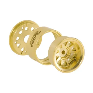 INJORA 0.7" D19 Brass Beadlock Wheels for 1/30 SCX30 (W7007) (4) - Image 6
