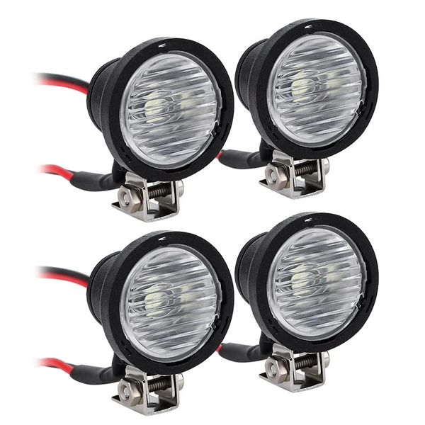 INJORA LED Headlights Spotlight "4 Round Lights"