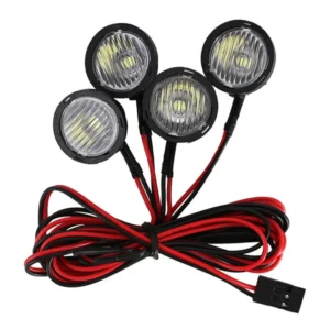 INJORA LED Headlights Spotlight "4 Round Lights" - Image 3