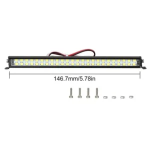Alternative view of INJORA 147mm Bright LED Light Bar for 1/10 RC Car