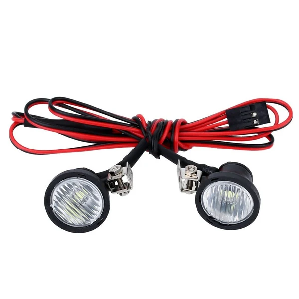 INJORA LED Headlights Spotlight "2 Round Lights" - Image 5