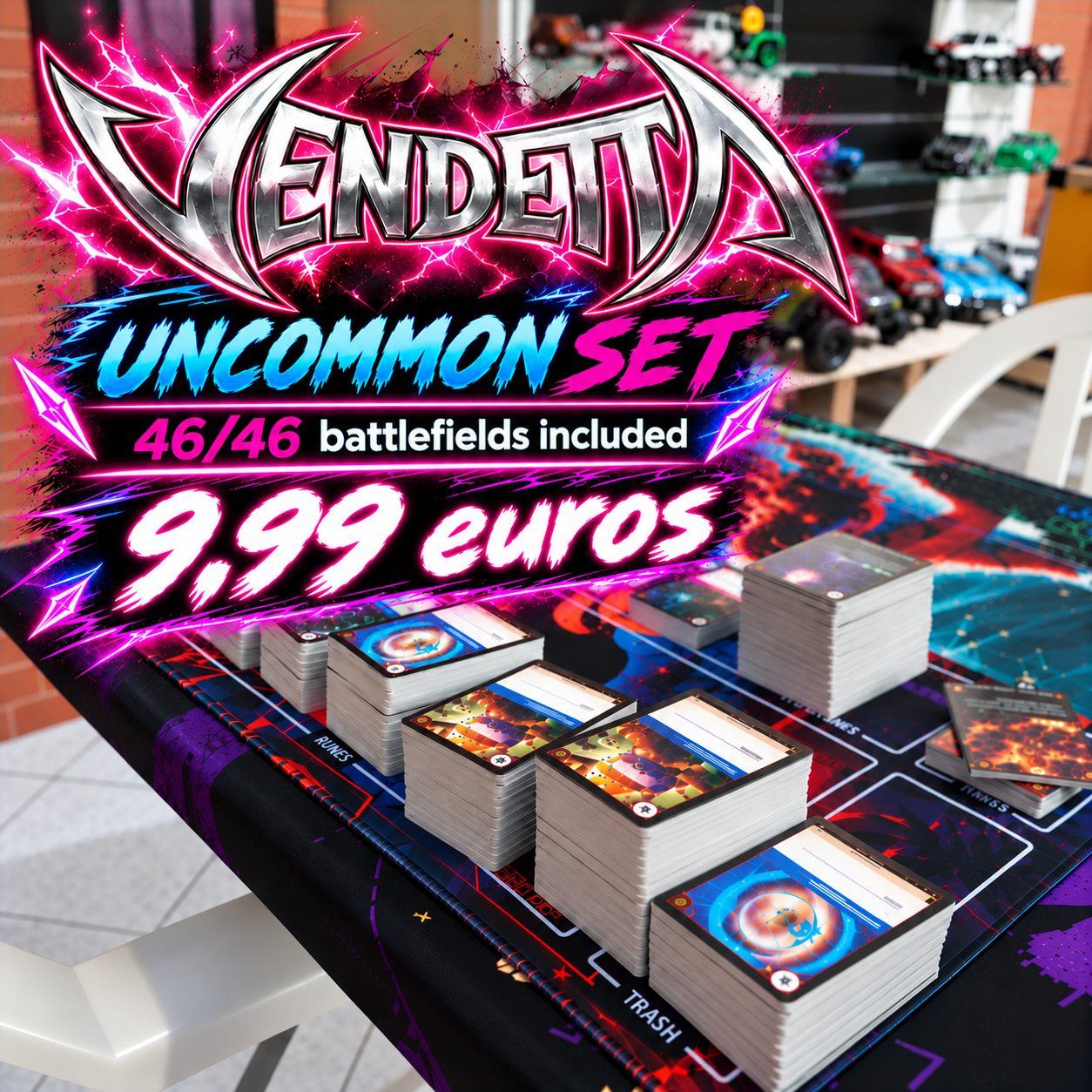 Vendetta: Uncommon Set 46/46 battlefields included