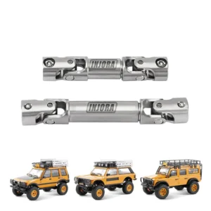 INJORA Stainless Steel Drive Shafts for 1/24 FMS FCX24M