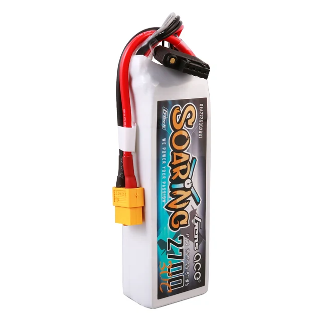 Gens ace 2700mAh 3S 30C 11.1V Lipo Battery | XT60 Plug | Soaring - Image 4