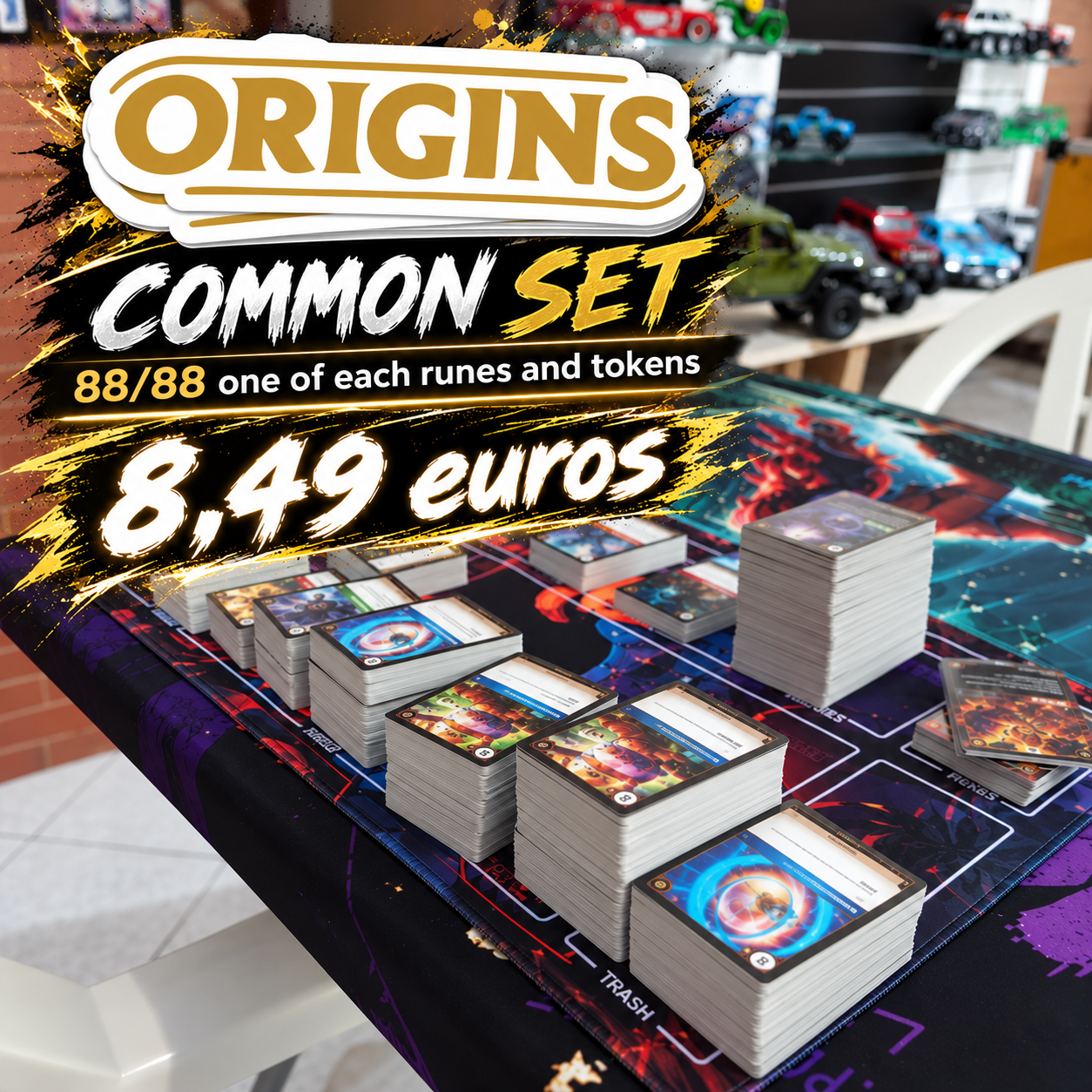 Origins Common Set, 88/88 one of each runes and tokens