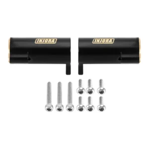 INJORA Black Rear Axle Tubes for 1/24 FMS FCX24M - Image 5