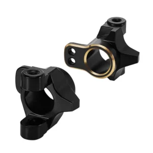 INJORA Black Brass C Hubs for 1/24 FMS FCX24M - Image 3
