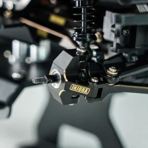 Visualização alternativa de INJORA Black Brass Steering Knuckles for 1/24 FMS FCX24M