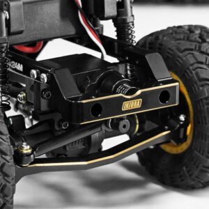 Visualização alternativa de INJORA Black Brass Front Bumper Mount for 1/24 FMS FCX24M
