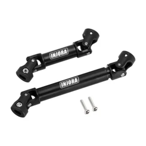 INJORA Hardened Steel Drive Shafts for 1/18 TRX4M High Trail K10 F150 (4M-84BK) - Image 4