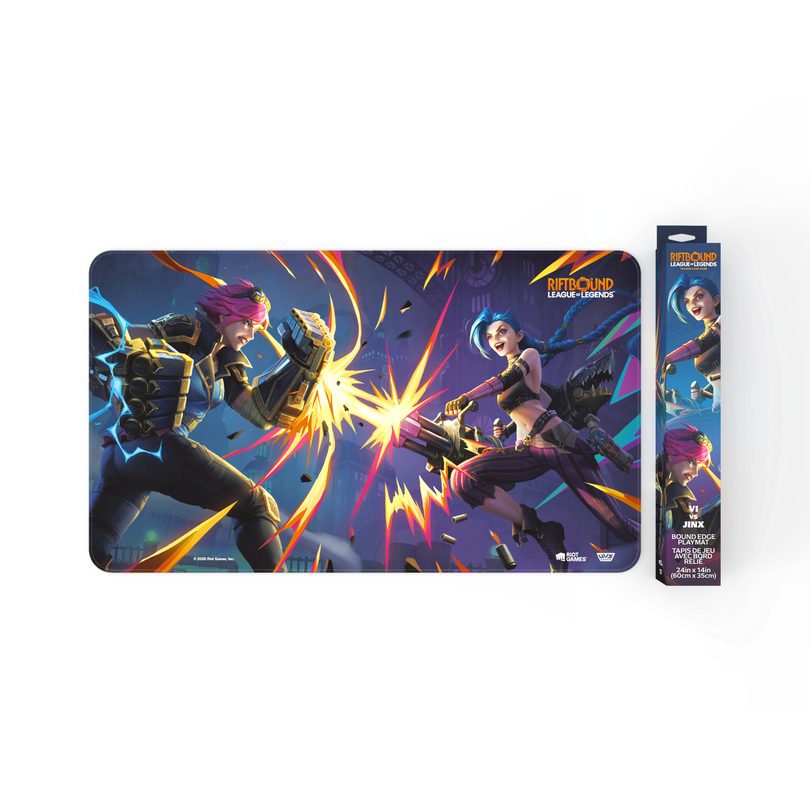 Riftbound: Vendetta Playmat – Vi vs Jinx