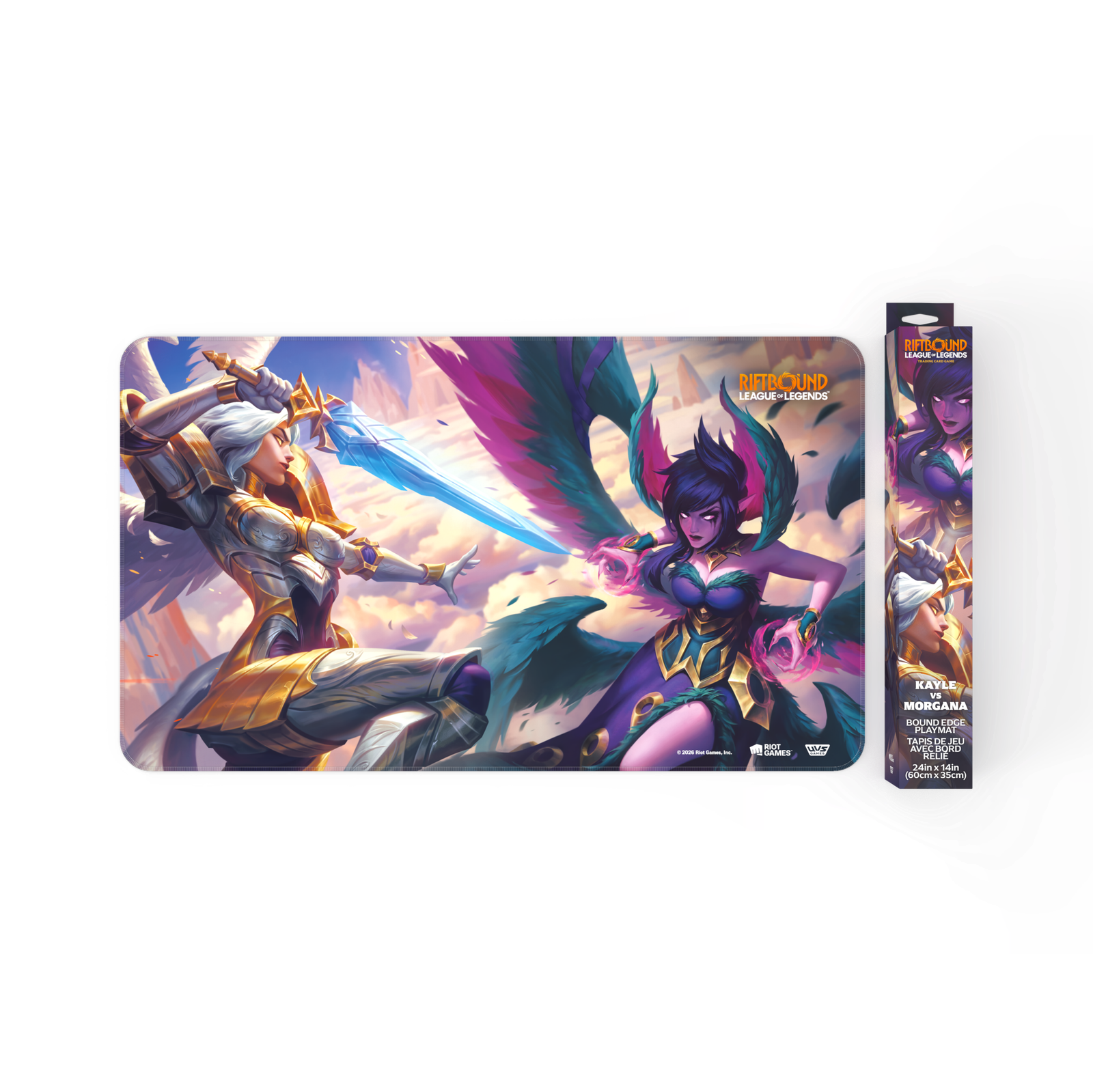 Riftbound: Vendetta Playmat – Kayle vs Morgana