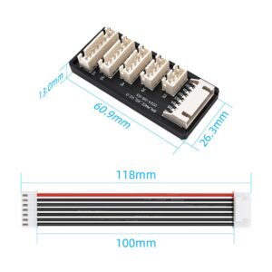 Visualização alternativa de ToolkitRC 2-6s Adapter Board JST-XH