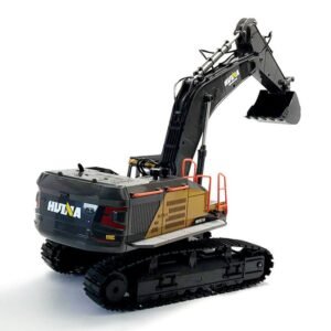 Visualização alternativa de HUINA 1592 1/14TH RC EXCAVATOR 2.4G 22CH w/DIE CAST CAB, BUCKET